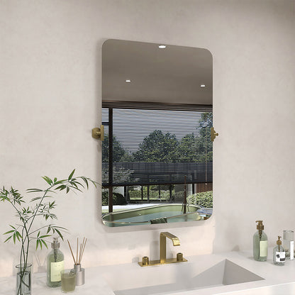 TaiMei 24 in. H x 36 in. W Rectangular Frameless Tilt Wall Mount Bathroom Vanity Mirror KH2436-GD-02_b0b9eaa0-8700-4224-bcde-d53feef4133b