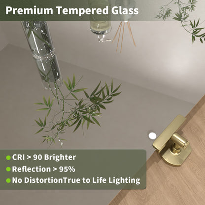 TaiMei 24 in. H x 36 in. W Rectangular Frameless Tilt Wall Mount Bathroom Vanity Mirror KH2436-GD-08_13d68261-d0b0-4537-8a45-0ab40f2ec1ce