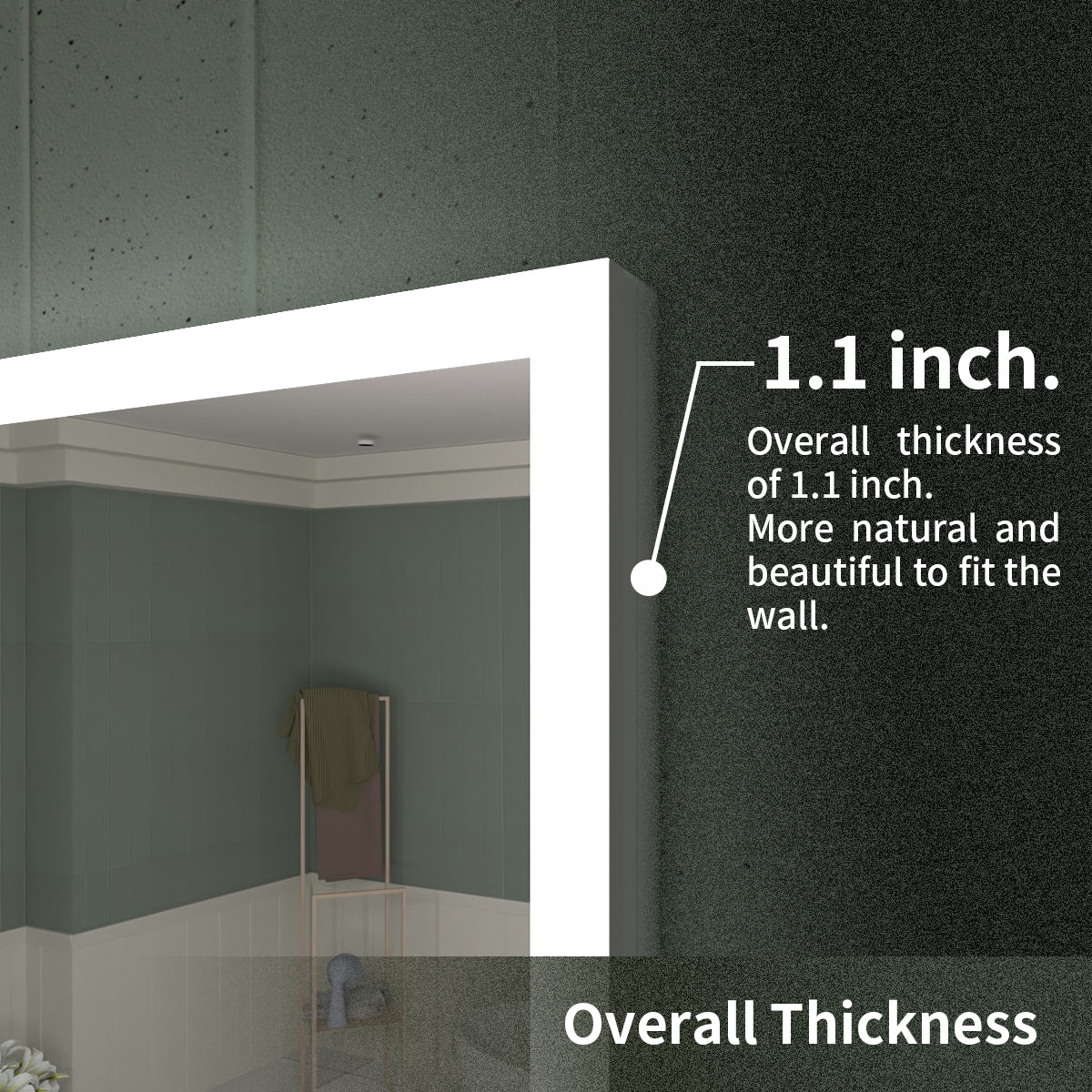 TaiMei LED Bathroom Vanity Mirror Anti-Fog Brightness Adjustable High-Definition ETL Certified MC04-3036-05_640cd599-bdeb-499a-9f27-b686e35411e6