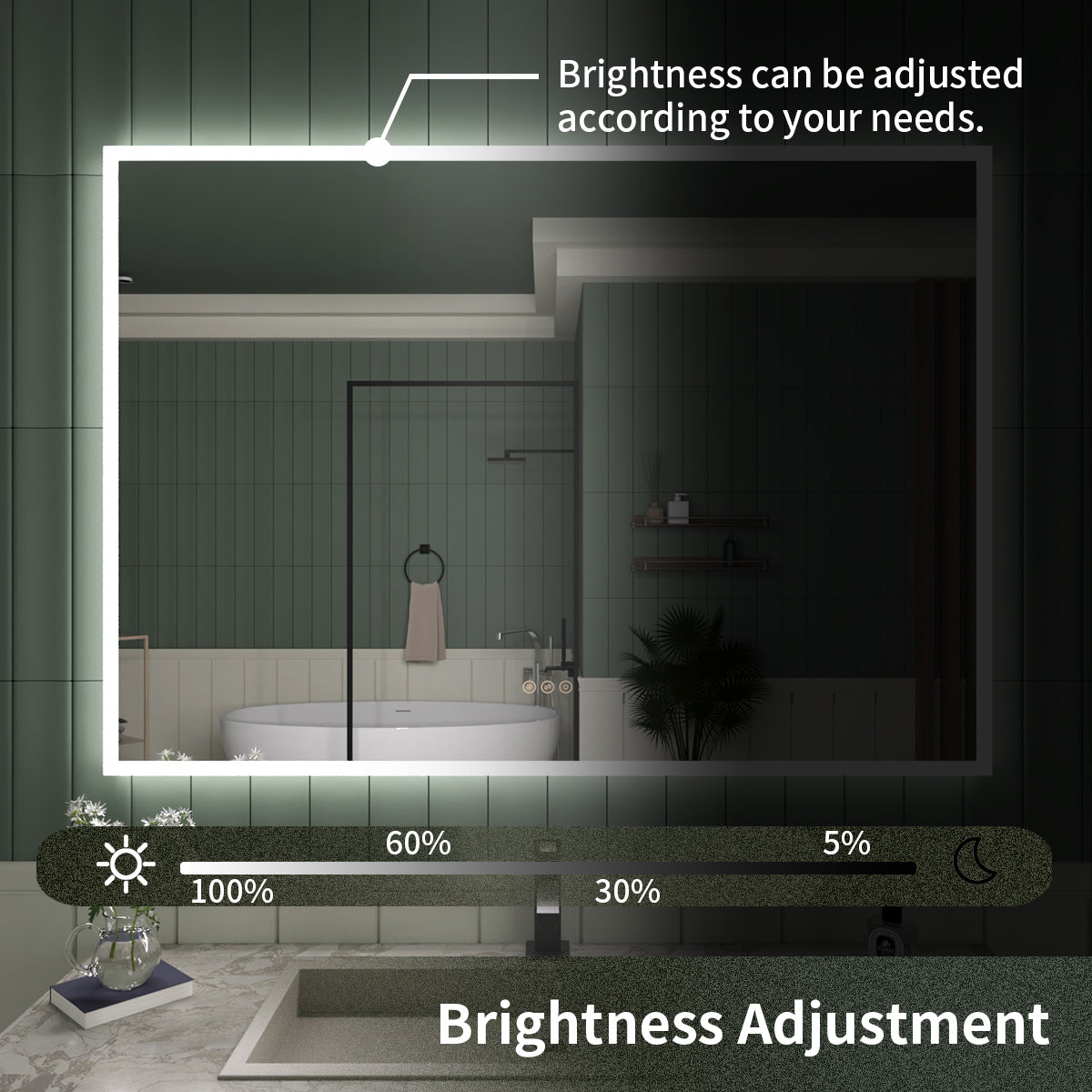 TaiMei LED Bathroom Vanity Mirror Anti-Fog Brightness Adjustable High-Definition ETL Certified MC04-4836-07_11b9a761-7004-4a93-96a6-73d4fc8579bc