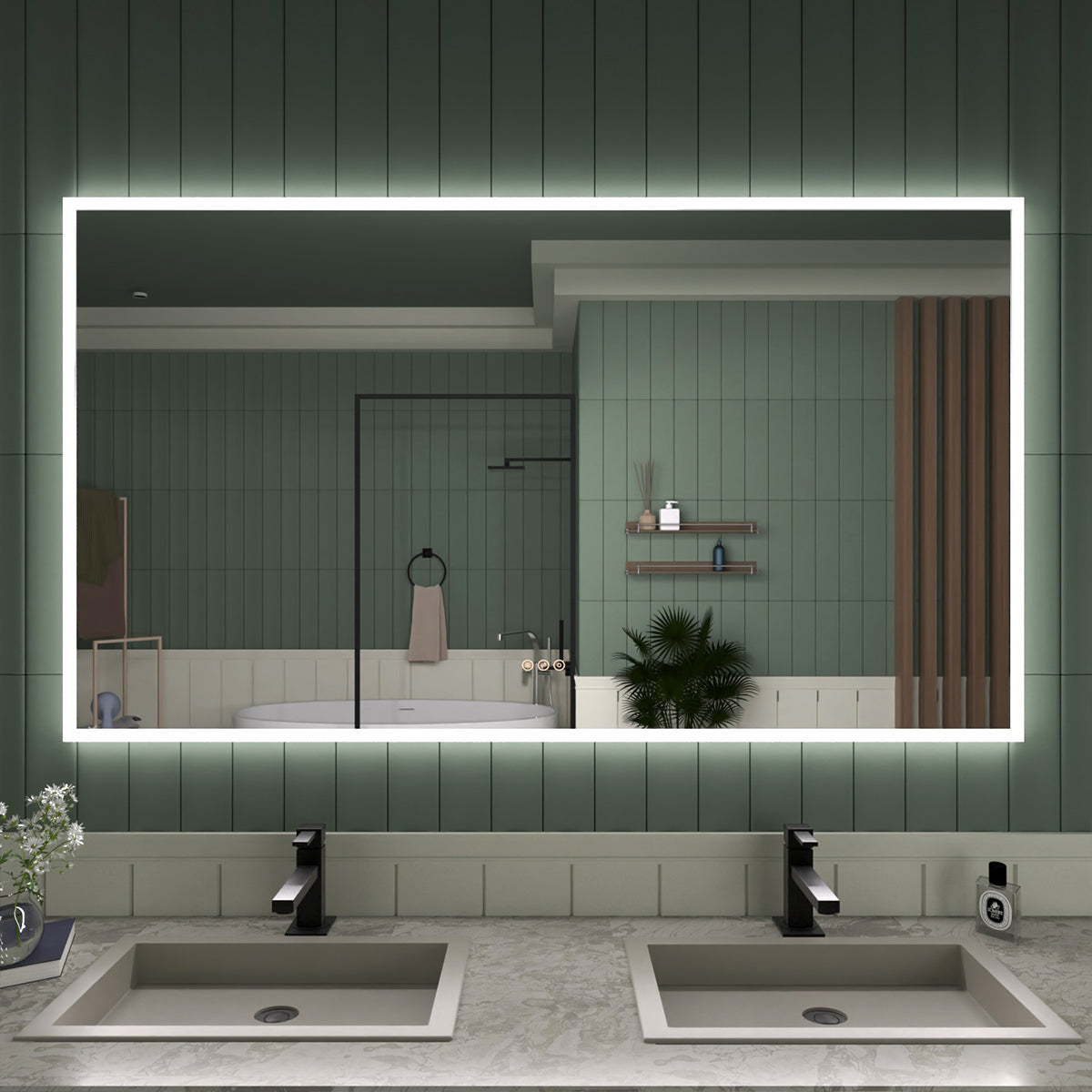 TaiMei LED Bathroom Vanity Mirror Anti-Fog Brightness Adjustable High-Definition ETL Certified 60*36 MC04-6036-01_589e4f0c-02d2-4a39-b913-005aceea9a02