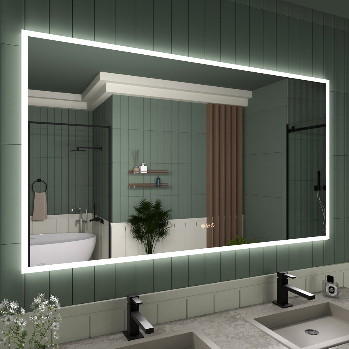 TaiMei LED Bathroom Vanity Mirror Anti-Fog Brightness Adjustable High-Definition ETL Certified MC04-6036-02_5bb1010a-73b0-4695-8efb-4b82fd67c433