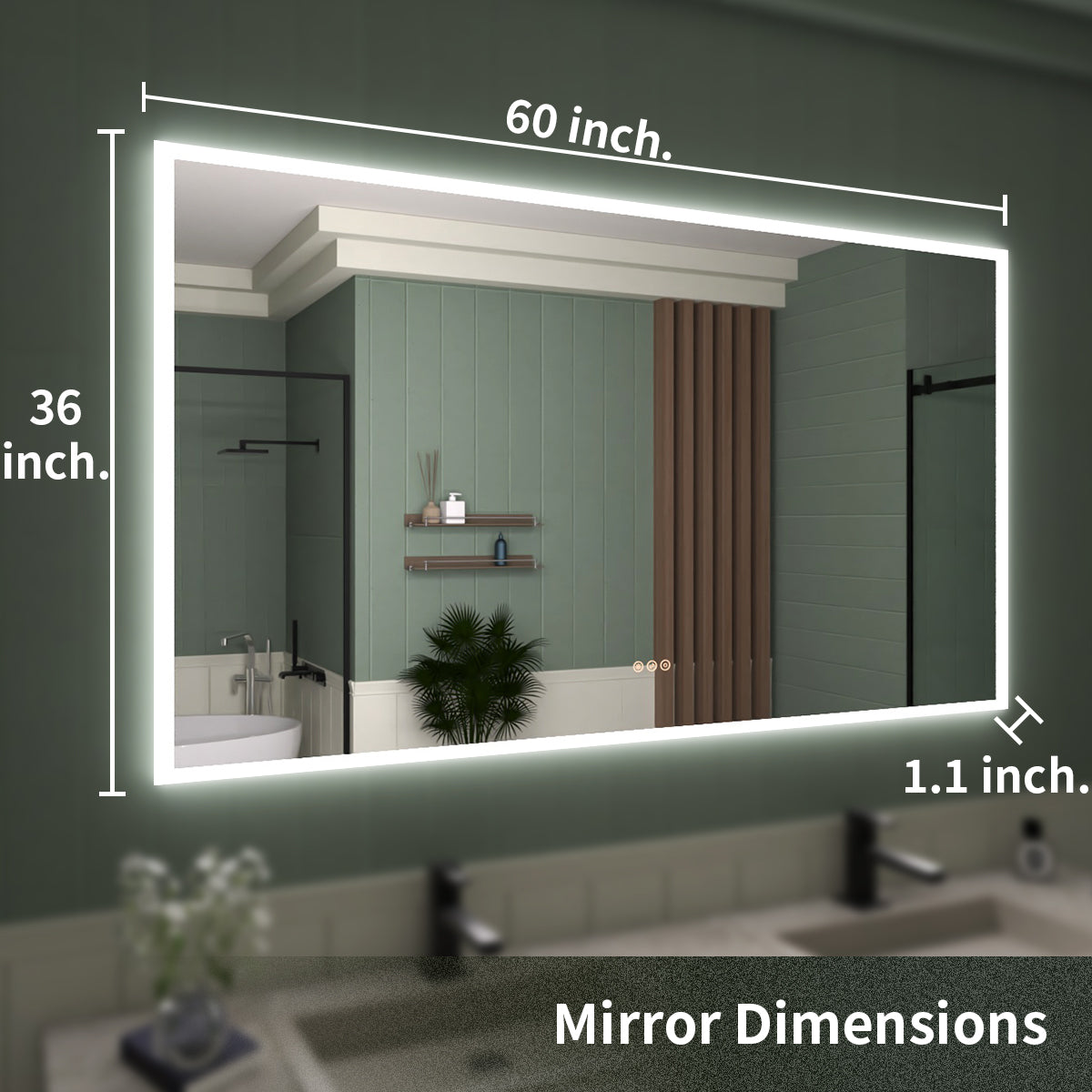 TaiMei LED Bathroom Vanity Mirror Anti-Fog Brightness Adjustable High-Definition ETL Certified MC04-6036-04_1cd8ceb7-8761-4e91-8ad2-d158a59cd31d