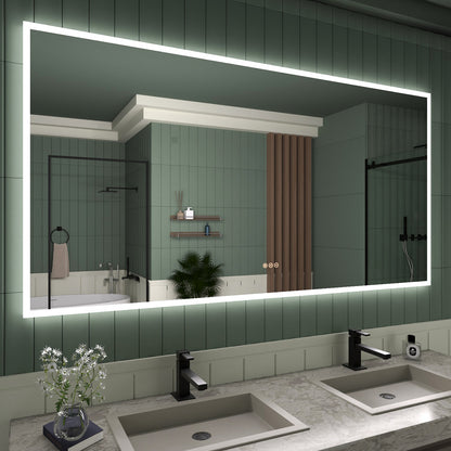 TaiMei LED Bathroom Vanity Mirror Anti-Fog Brightness Adjustable High-Definition ETL Certified MC04-7236-02