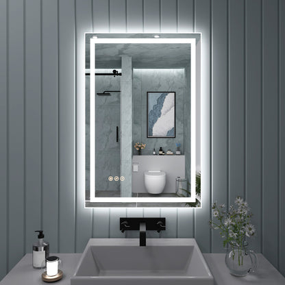 TaiMei LED Bathroom Vanity Mirror Anti-Fog Brightness Adjustable High-Definition ETL Certified