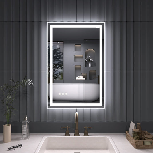 TaiMei LED Bathroom Vanity Mirror Anti-Fog Brightness Adjustable High-Definition ETL Certified