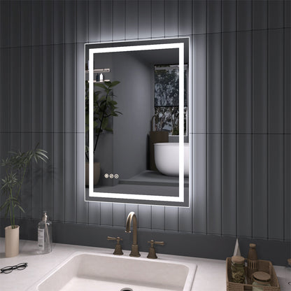 TaiMei LED Bathroom Vanity Mirror Anti-Fog Brightness Adjustable High-Definition ETL Certified