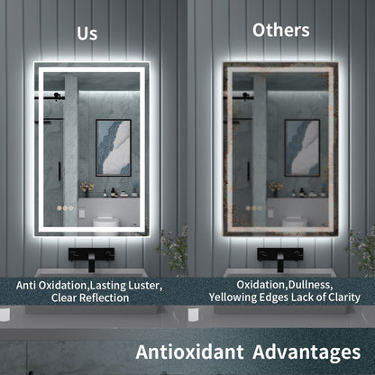 TaiMei LED Bathroom Vanity Mirror Anti-Fog Brightness Adjustable High-Definition ETL Certified