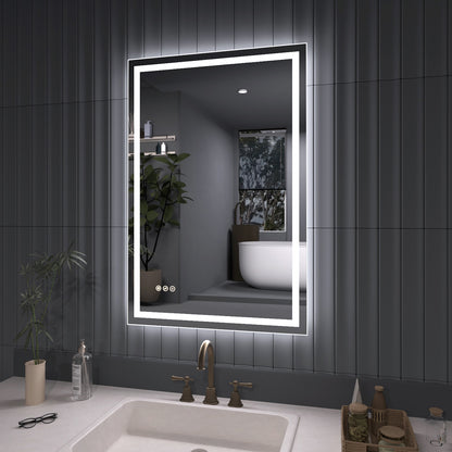 TaiMei LED Bathroom Vanity Mirror Anti-Fog Brightness Adjustable High-Definition ETL Certified