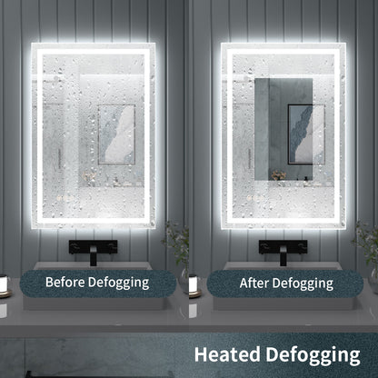 TaiMei LED Bathroom Vanity Mirror Anti-Fog Brightness Adjustable High-Definition ETL Certified