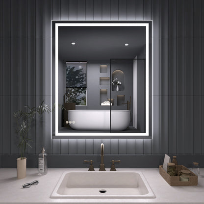 TaiMei LED Bathroom Vanity Mirror Anti-Fog Brightness Adjustable High-Definition ETL Certified