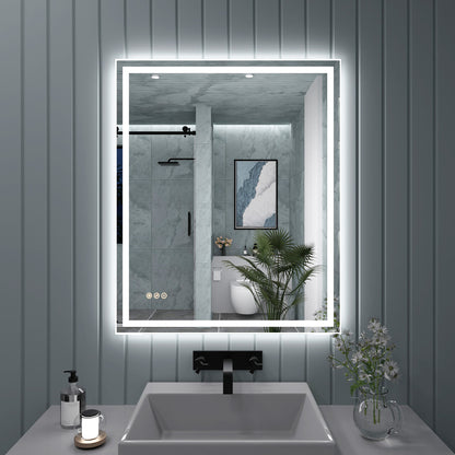 TaiMei LED Bathroom Vanity Mirror Anti-Fog Brightness Adjustable High-Definition ETL Certified