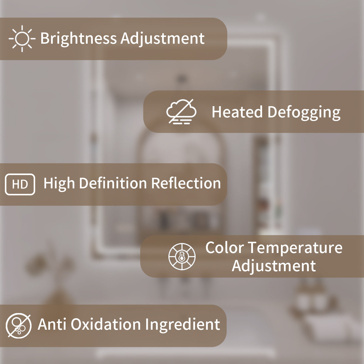 TaiMei LED Bathroom Vanity Mirror Anti-Fog Brightness Adjustable High-Definition ETL Certified MD04-3036-03_888392b3-d463-4f90-a1fd-0f3cac47859d