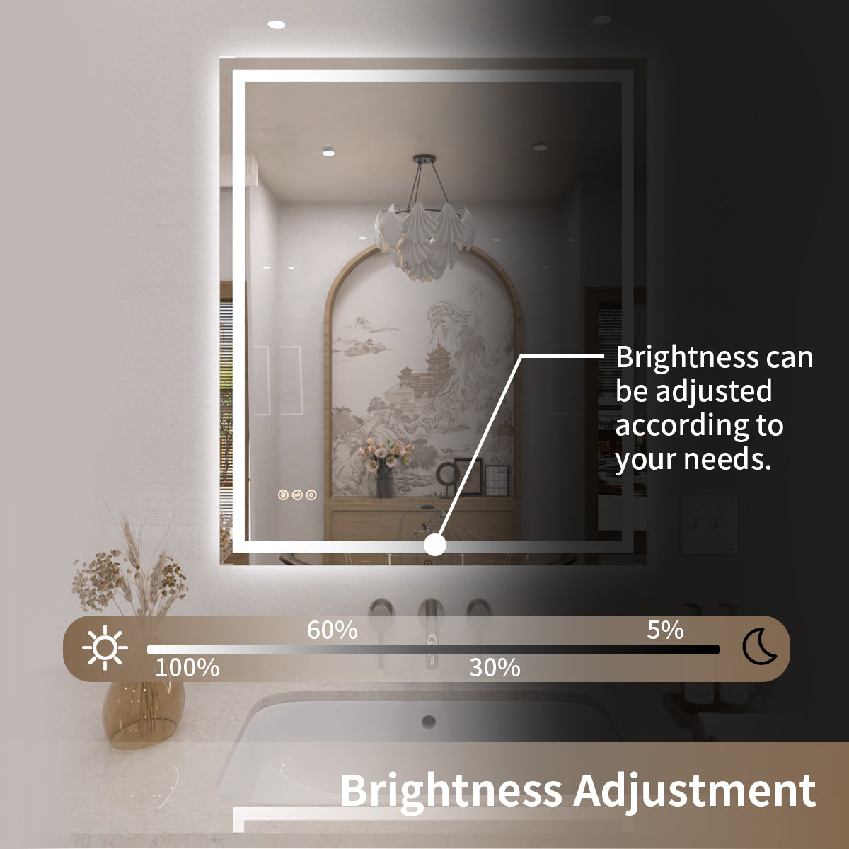 TaiMei LED Bathroom Vanity Mirror Anti-Fog Brightness Adjustable High-Definition ETL Certified MD04-3036-07_2ba5875f-456b-48d1-bacd-df3002864be8