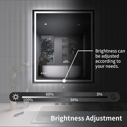 TaiMei LED Bathroom Vanity Mirror Anti-Fog Brightness Adjustable High-Definition ETL Certified