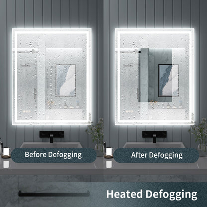 TaiMei LED Bathroom Vanity Mirror Anti-Fog Brightness Adjustable High-Definition ETL Certified