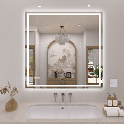 TaiMei LED Bathroom Vanity Mirror Anti-Fog Brightness Adjustable High-Definition ETL Certified 36*36 MD04-3636-01_360e2679-d29e-466b-b511-424e5f4d5201