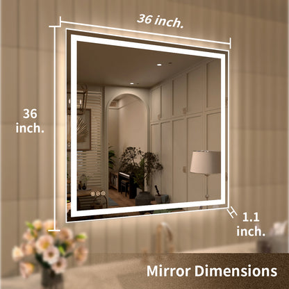 TaiMei Multiple Sizes Rectangular Frameless LED Anti-Fog Wall Bathroom Vanity Mirror MD04-3636-04_ee5dbe72-0930-47e6-8fb9-3c5cee0c6656