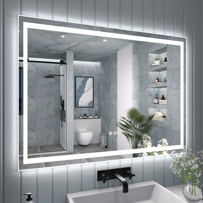 TaiMei LED Bathroom Vanity Mirror Anti-Fog Brightness Adjustable High-Definition ETL Certified
