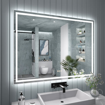 TaiMei LED Bathroom Vanity Mirror Anti-Fog Brightness Adjustable High-Definition ETL Certified