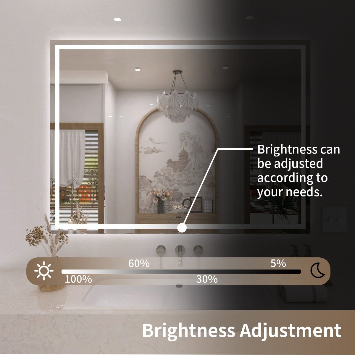 TaiMei LED Bathroom Vanity Mirror Anti-Fog Brightness Adjustable High-Definition ETL Certified MD04-4836-07_49f84b04-c65b-4f40-a474-4b36bac24ba3
