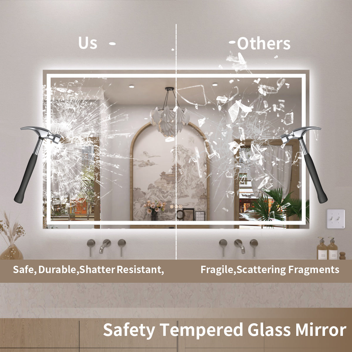 TaiMei LED Bathroom Vanity Mirror Anti-Fog Brightness Adjustable High-Definition ETL Certified MD04-6036-11_c821a385-4cea-4711-a544-c2e9af0a95f3