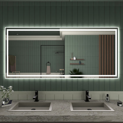 TaiMei LED Bathroom Vanity Mirror Anti-Fog Brightness Adjustable High-Definition ETL Certified