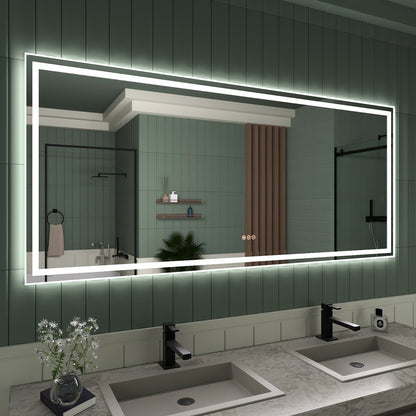 TaiMei LED Bathroom Vanity Mirror Anti-Fog Brightness Adjustable High-Definition ETL Certified