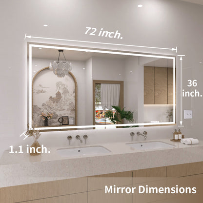 TaiMei LED Bathroom Vanity Mirror Anti-Fog Brightness Adjustable High-Definition ETL Certified MD04-7236-04_8623210d-ff79-482b-bdd4-15c7aea174ab