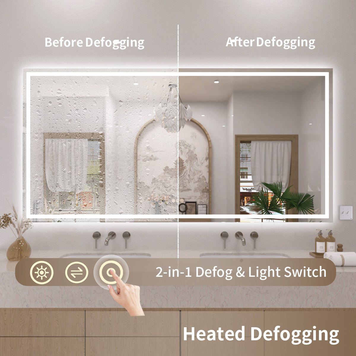 TaiMei LED Bathroom Vanity Mirror Anti-Fog Brightness Adjustable High-Definition ETL Certified MD04-7236-08_1be003c5-5716-4e48-bd9e-29682bf5fec1