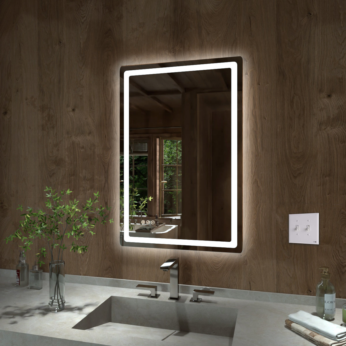 TaiMei LED Bathroom Vanity Mirror Round Corner Anti-Fog Brightness Adjustable High-Definition ETL Certified MU04-2436-02_1d813053-caef-4bc6-a2e1-3b129656d7c4