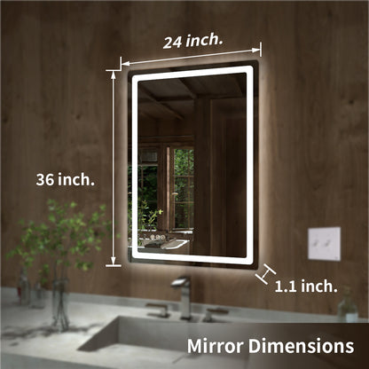 TaiMei LED Bathroom Vanity Mirror Round Corner Anti-Fog Brightness Adjustable High-Definition ETL Certified MU04-2436-04_ea7e00e6-07fe-46a0-a04b-c17c48385c1c