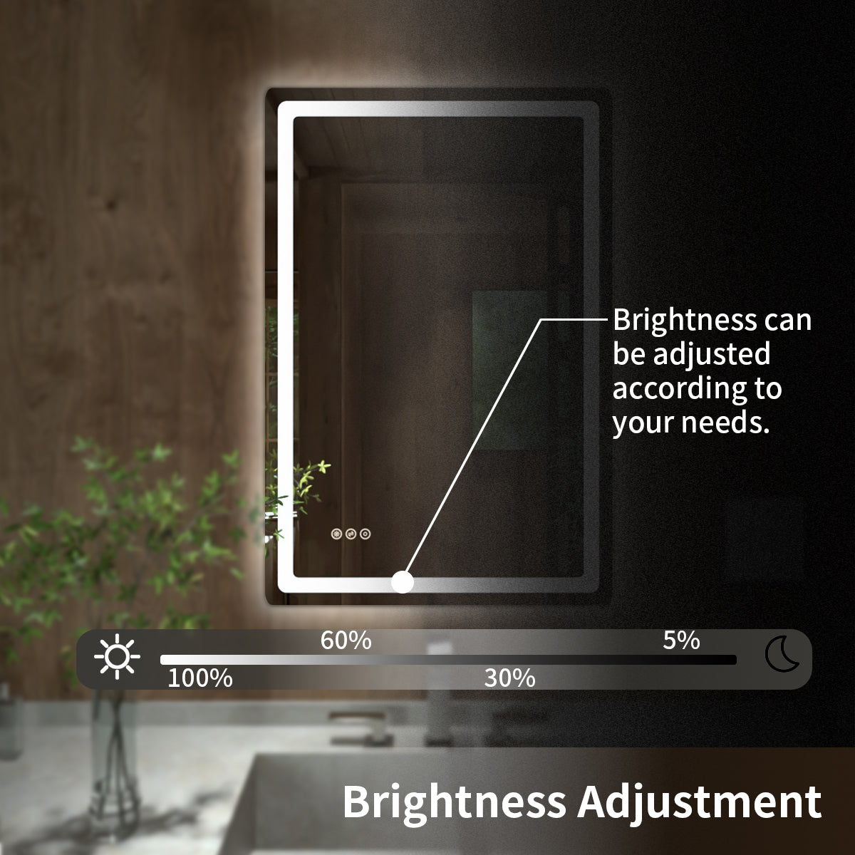 TaiMei LED Bathroom Vanity Mirror Round Corner Anti-Fog Brightness Adjustable High-Definition ETL Certified MU04-2436-06_36375df8-e7fb-4a19-b02d-5ed1bb611f47