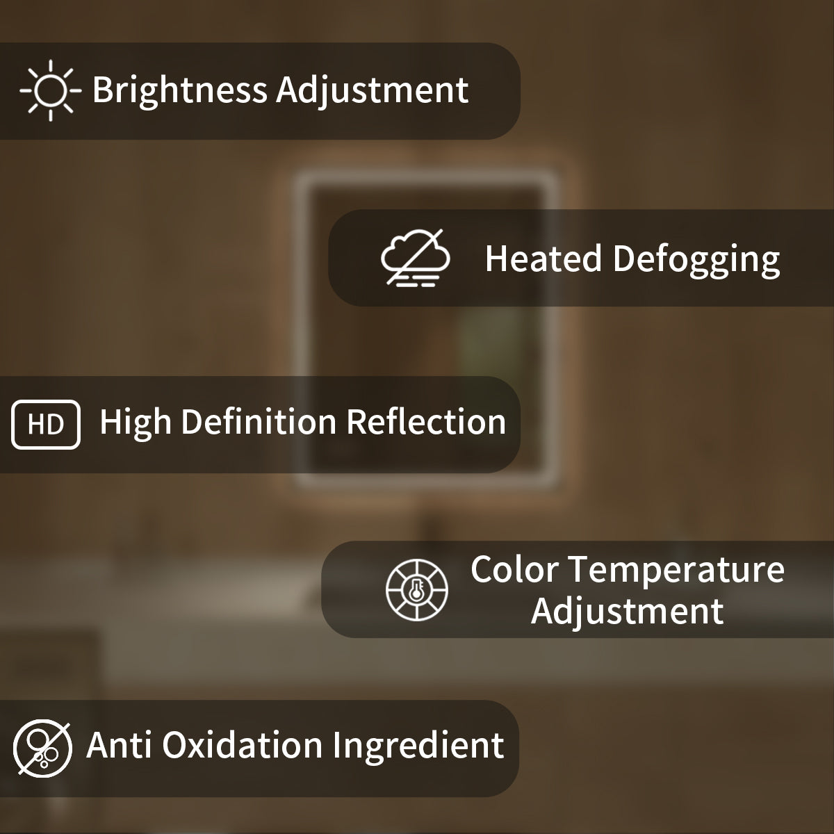 TaiMei LED Bathroom Vanity Mirror Round Corner Anti-Fog Brightness Adjustable High-Definition ETL Certified MU04-3036-03_a8a022d8-abca-426b-a521-a7f04219e2ef