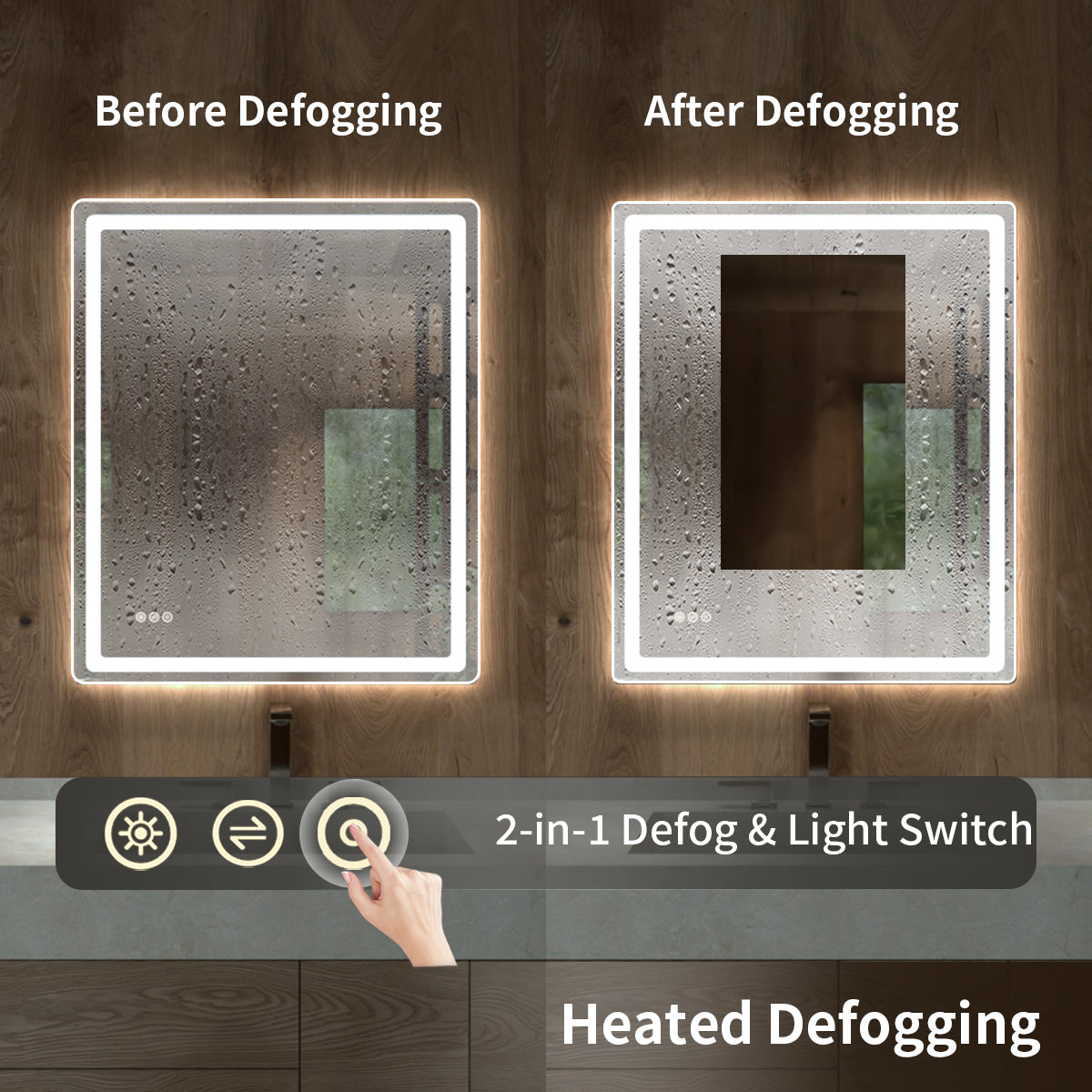 TaiMei LED Bathroom Vanity Mirror Round Corner Anti-Fog Brightness Adjustable High-Definition ETL Certified MU04-3036-07_a205e7f4-c56b-4696-afa2-6da303b272c9