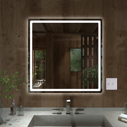TaiMei LED Bathroom Vanity Mirror Round Corner Anti-Fog Brightness Adjustable High-Definition ETL Certified 36*36 MU04-3636-01_6dbb7765-c831-4aa0-b329-b88fcd5744ab