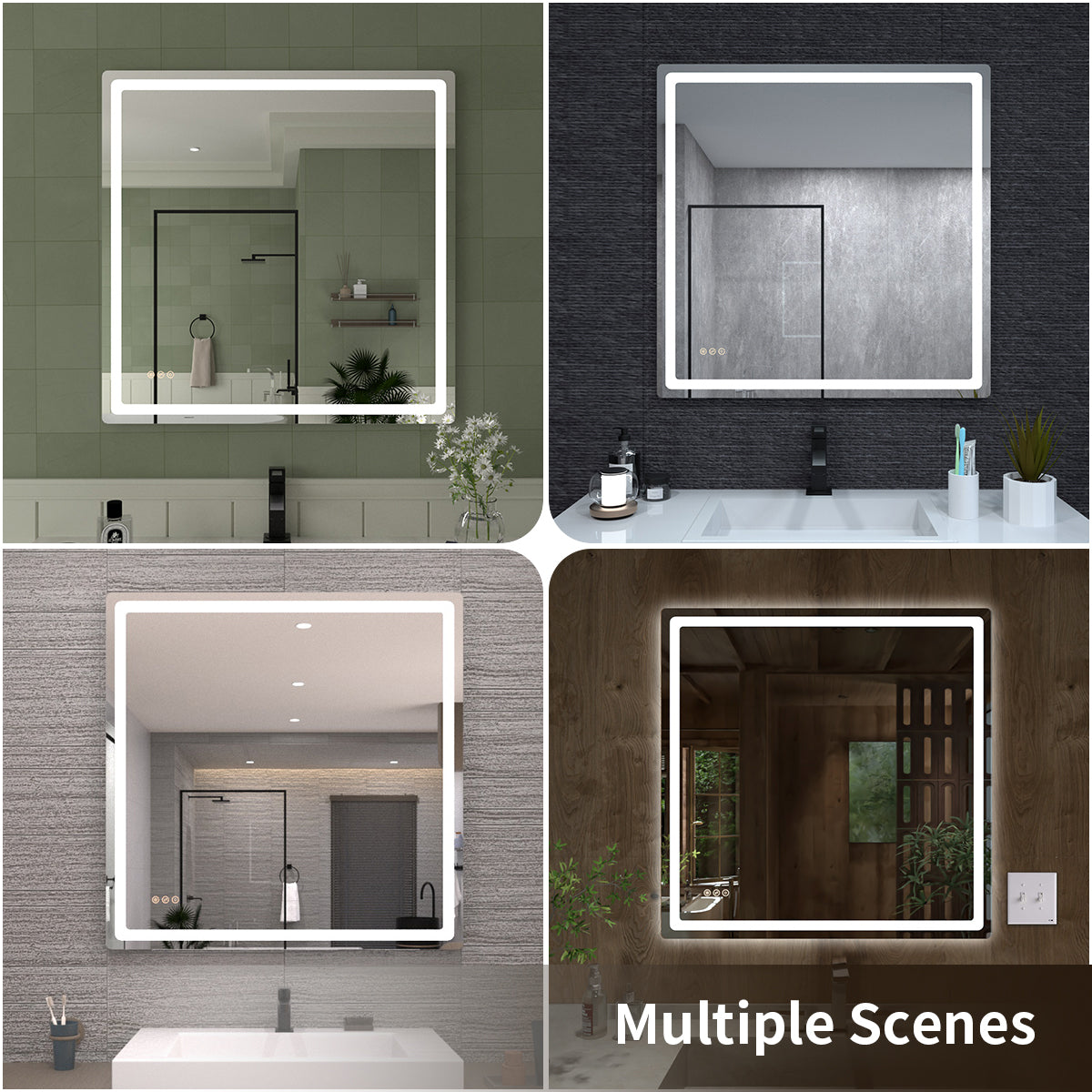 TaiMei LED Bathroom Vanity Mirror Round Corner Anti-Fog Brightness Adjustable High-Definition ETL Certified MU04-3636-13_c2e0b6a5-57e3-4130-bde5-0b17fe1e4bfc