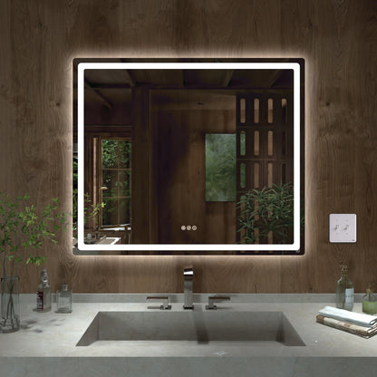TaiMei LED Bathroom Vanity Mirror Round Corner Anti-Fog Brightness Adjustable High-Definition ETL Certified 42*36 MU04-4236-01_ac3083be-30fc-4de7-861d-6eaf217fb35e