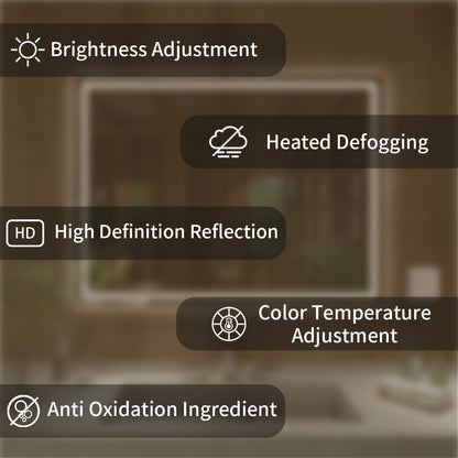 TaiMei LED Bathroom Vanity Mirror Round Corner Anti-Fog Brightness Adjustable High-Definition ETL Certified MU04-4236-03_bde60643-9074-48c0-a03e-39dbe3877507