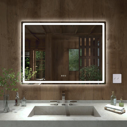TaiMei LED Bathroom Vanity Mirror Round Corner Anti-Fog Brightness Adjustable High-Definition ETL Certified 48*36 MU04-4836-01_0162dde5-350c-4cd3-b1bc-16b3616b0a73