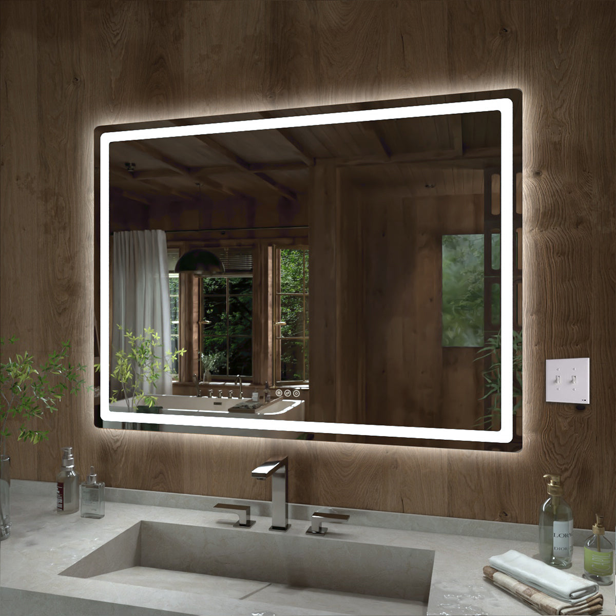 TaiMei LED Bathroom Vanity Mirror Round Corner Anti-Fog Brightness Adjustable High-Definition ETL Certified MU04-4836-02_49708f48-b4b2-4fa1-8d91-8ba3cc6a5075