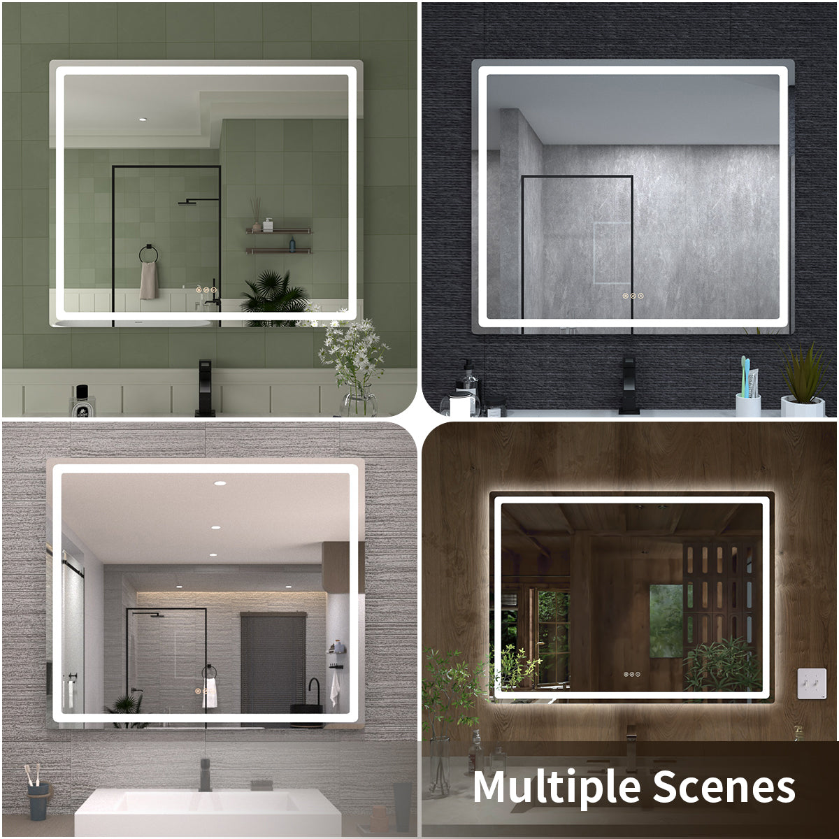 TaiMei LED Bathroom Vanity Mirror Round Corner Anti-Fog Brightness Adjustable High-Definition ETL Certified MU04-4836-13_09483f64-85d0-4120-997f-defbf33b48fc