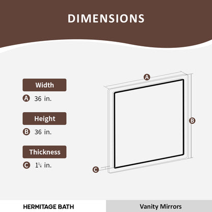 Swarm 30 in. W x 36 in. H Rectangular Frameless Radar LED Wall Bathroom Vanity Mirror