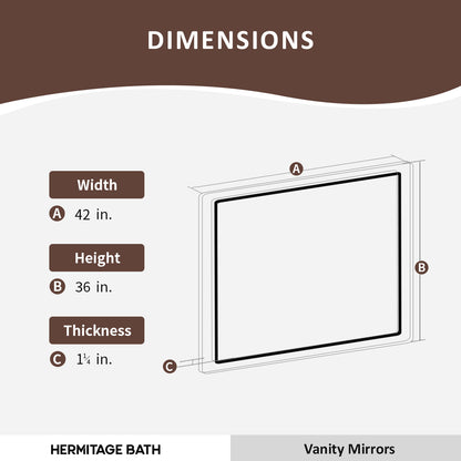 Swarm 60 in. W x 36 in. H Rectangular Frameless Radar LED Wall Bathroom Vanity Mirror