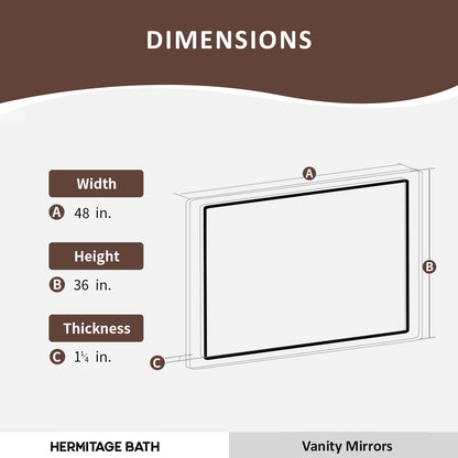 Swarm 30 in. W x 36 in. H Rectangular Frameless Radar LED Wall Bathroom Vanity Mirror