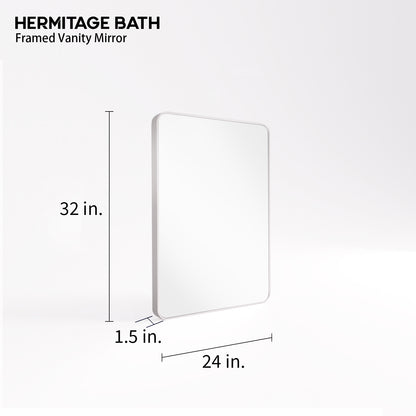 Cosy 24 in. W x 32 in. H Rectangular Framed Wall Bathroom Vanity Mirror SM-2432BN-3