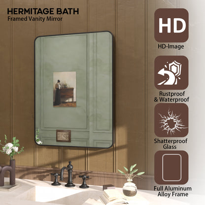 Cosy 24 in. W x 32 in. H Rectangular Framed Wall Bathroom Vanity Mirror