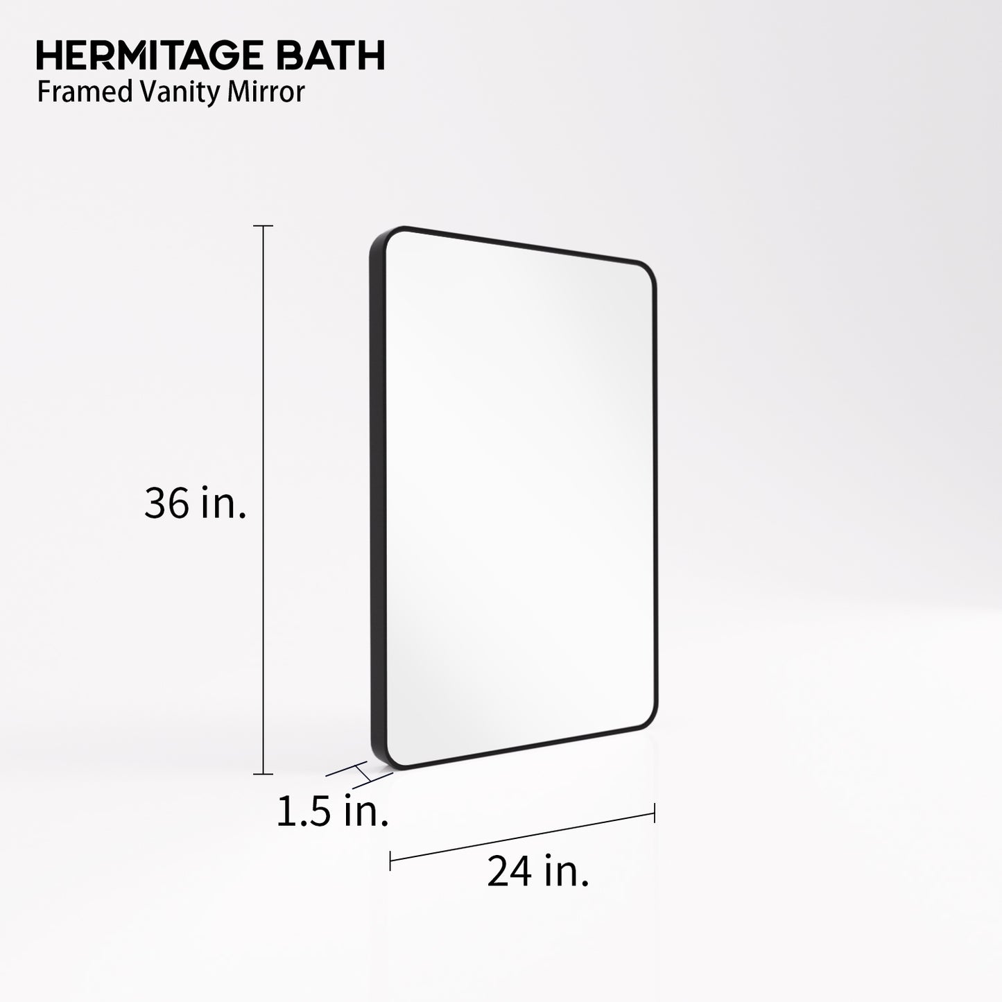 Rectangular Framed Wall Bathroom Vanity Mirror SM-2436MB-3_af5ac668-be67-4611-993d-35d88bcab590