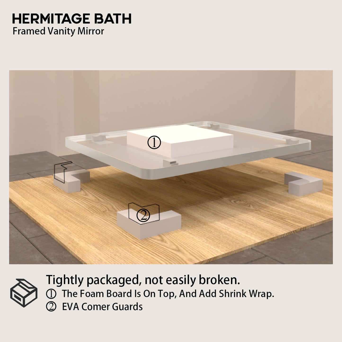 Cosy 30 in. W x 36 in. H Rectangular Framed Wall Bathroom Vanity Mirror SM-3036BN-12_dbfef26a-0be8-4c98-996e-d2e0ad8232de
