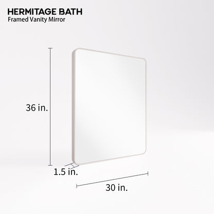 Cosy 30 in. W x 36 in. H Rectangular Framed Wall Bathroom Vanity Mirror SM-3036BN-3_308b0418-f497-4fc1-a607-f6539723163b